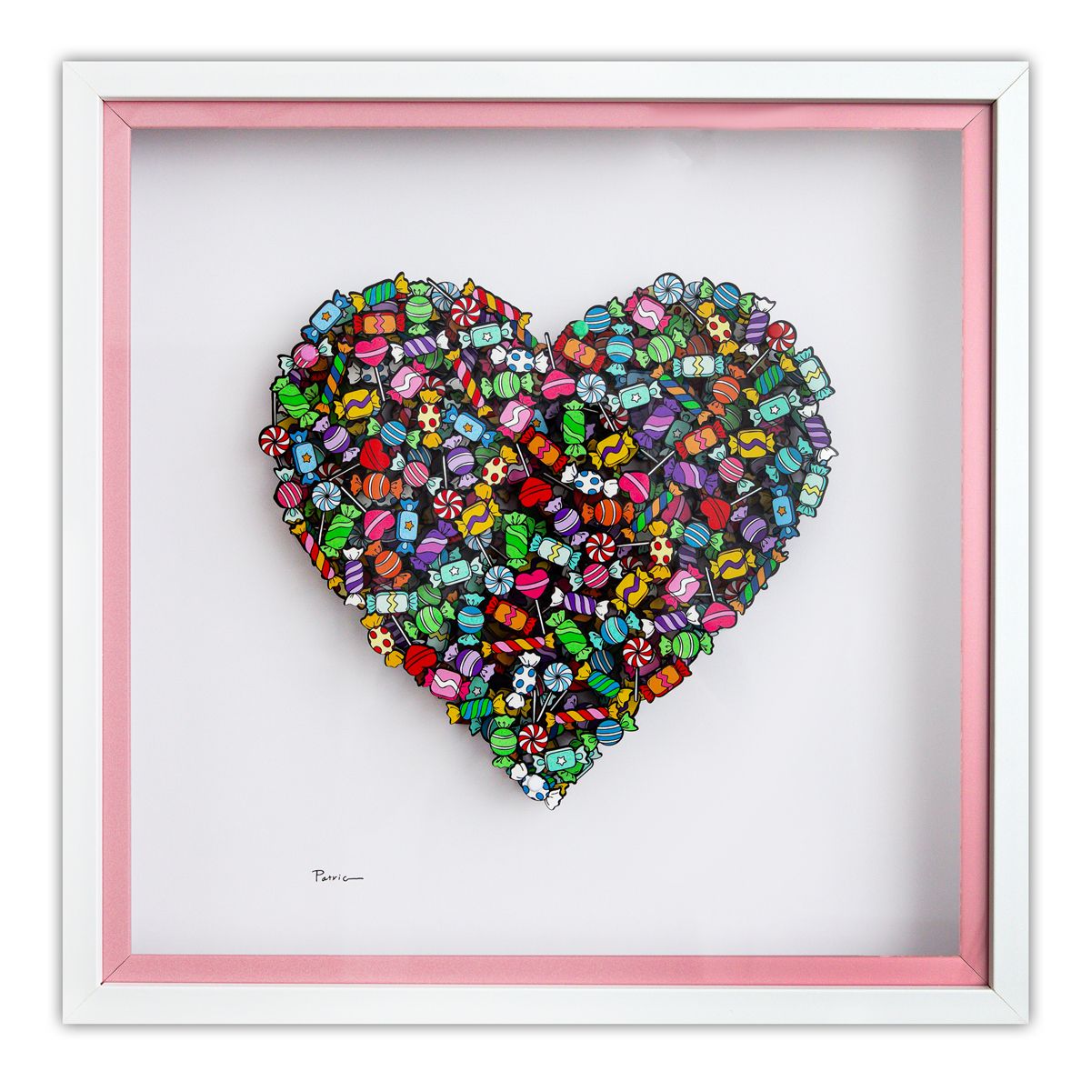 Patricia Govezensky- 3D Multilayered Woodcut "Love is Sweet"