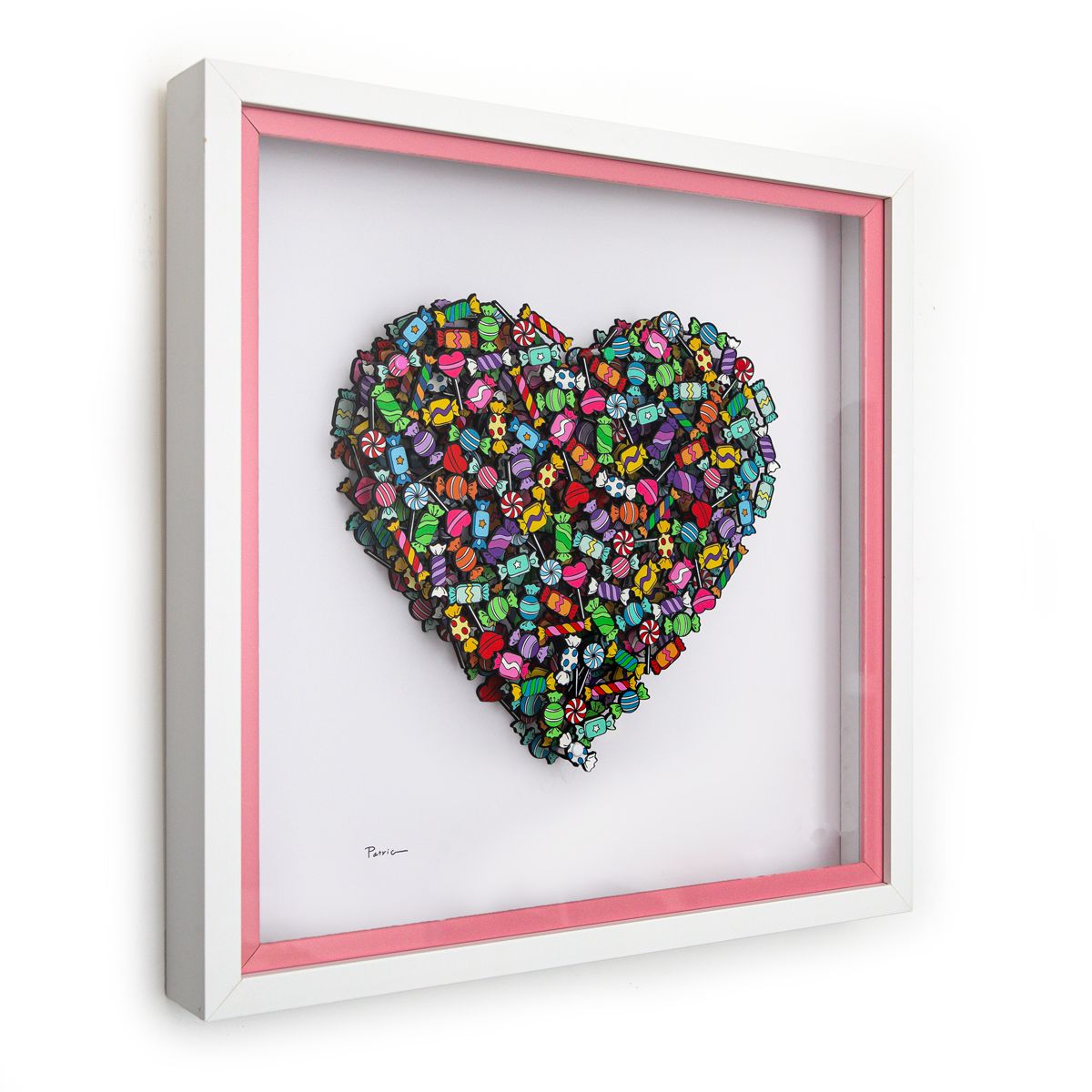 Patricia Govezensky- 3D Multilayered Woodcut "Love is Sweet"