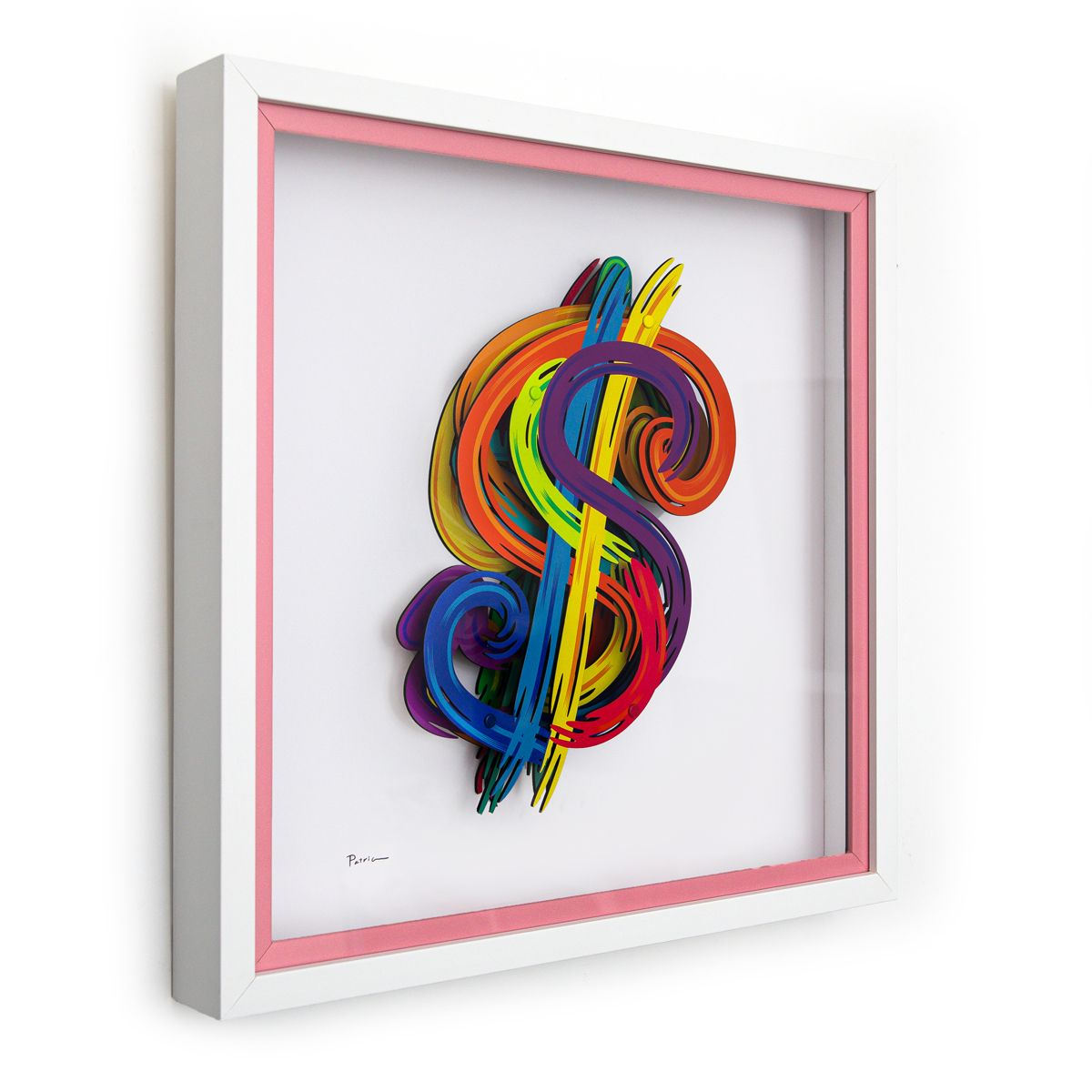 Patricia Govezensky- 3D Multilayered Woodcut "$"