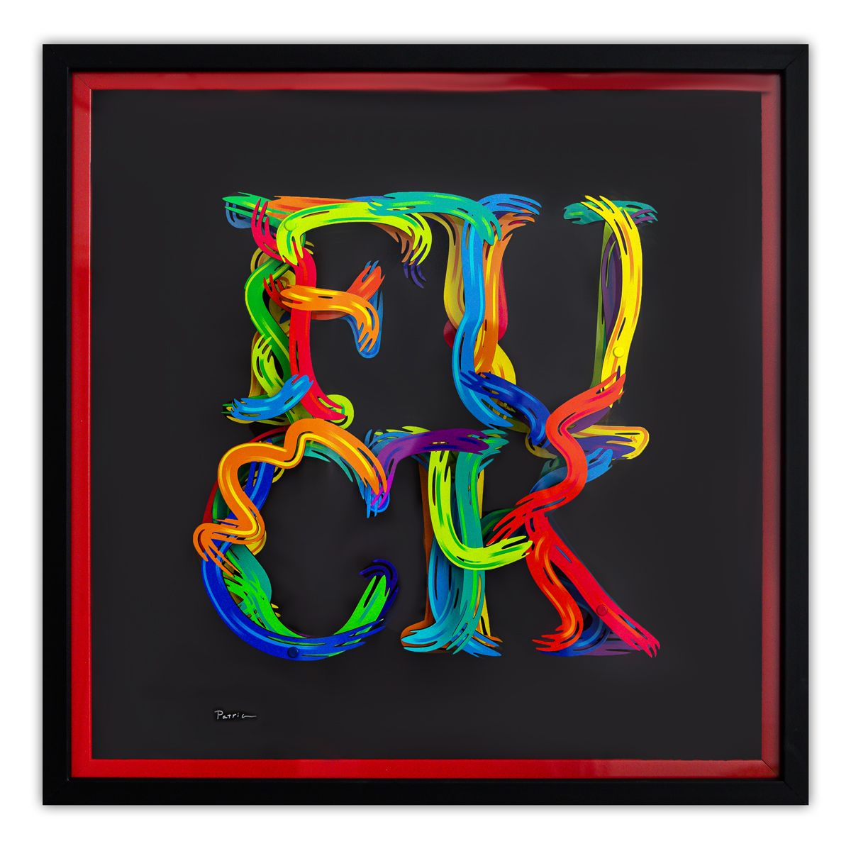 Patricia Govezensky- 3D Multilayered Woodcut "Freedom of Expression"