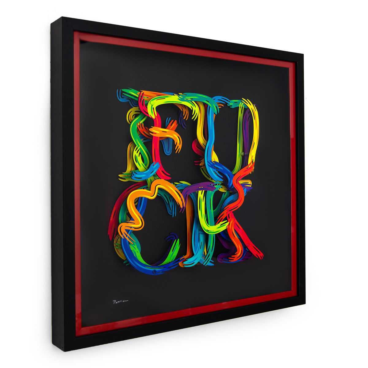 Patricia Govezensky- 3D Multilayered Woodcut "Freedom of Expression"