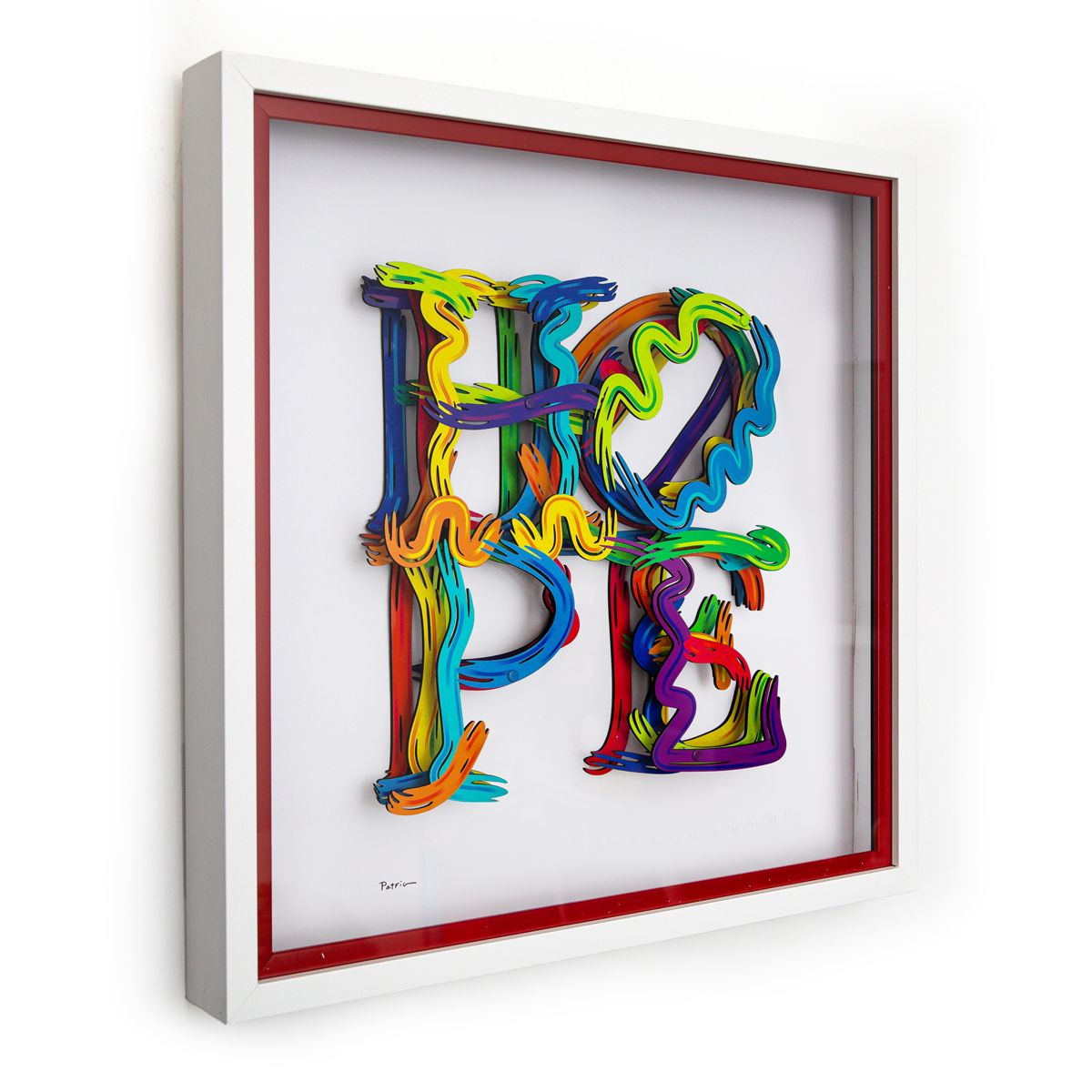 Patricia Govezensky- 3D Multilayered Woodcut "Strokes of Hope"