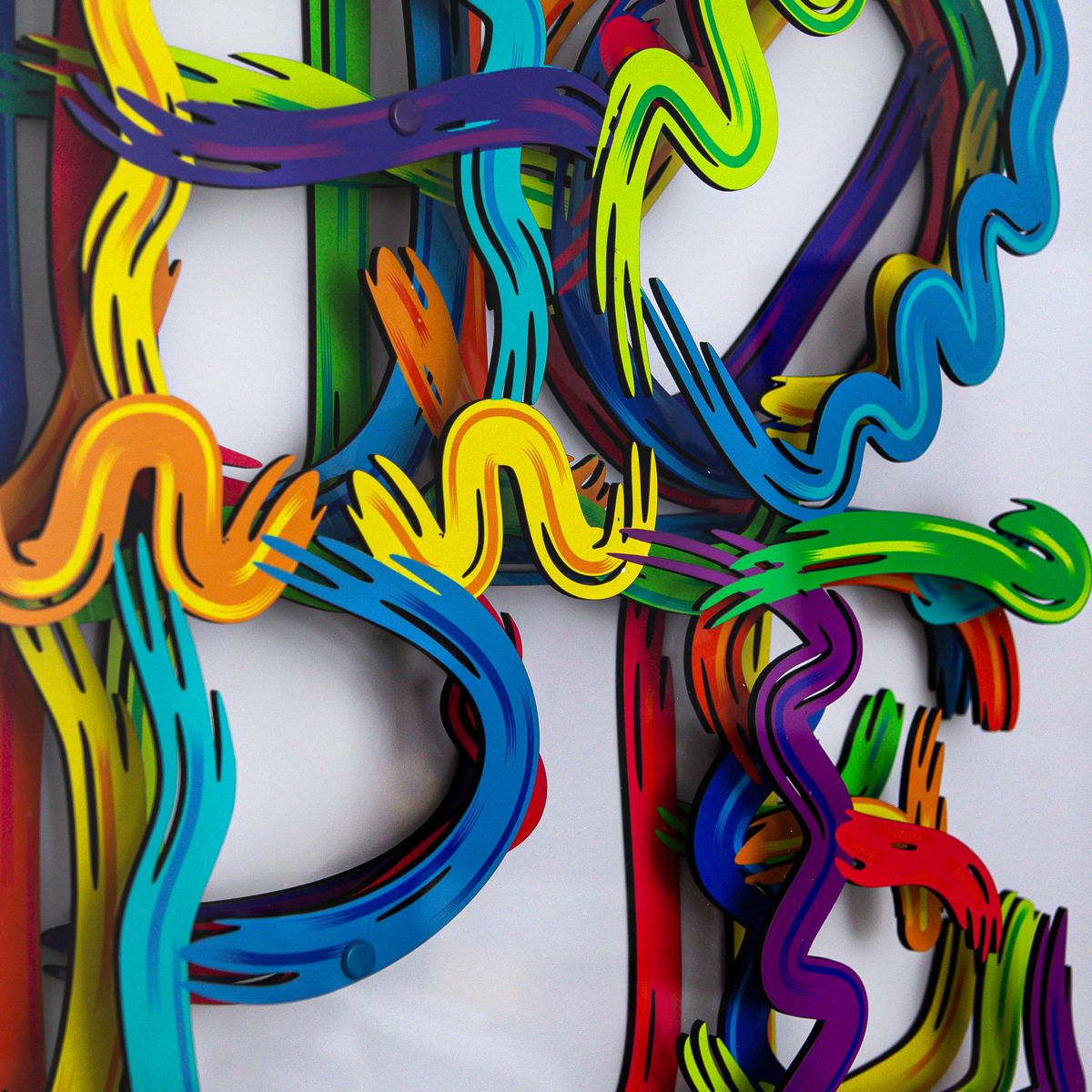 Patricia Govezensky- 3D Multilayered Woodcut "Strokes of Hope"