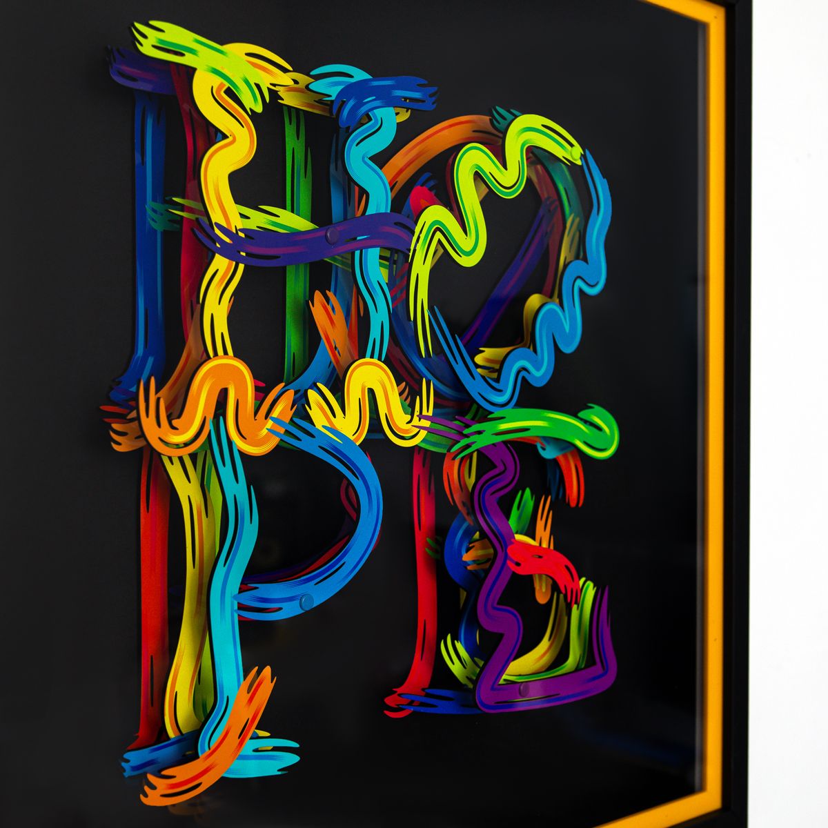 Patricia Govezensky- 3D Multilayered Woodcut "Strokes of Hope"