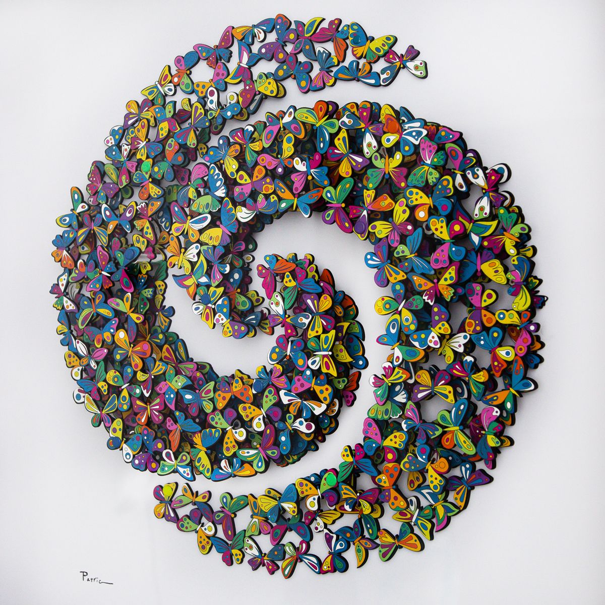 Patricia Govezensky- 3D Multilayered Woodcut "Cycle of Transformation"