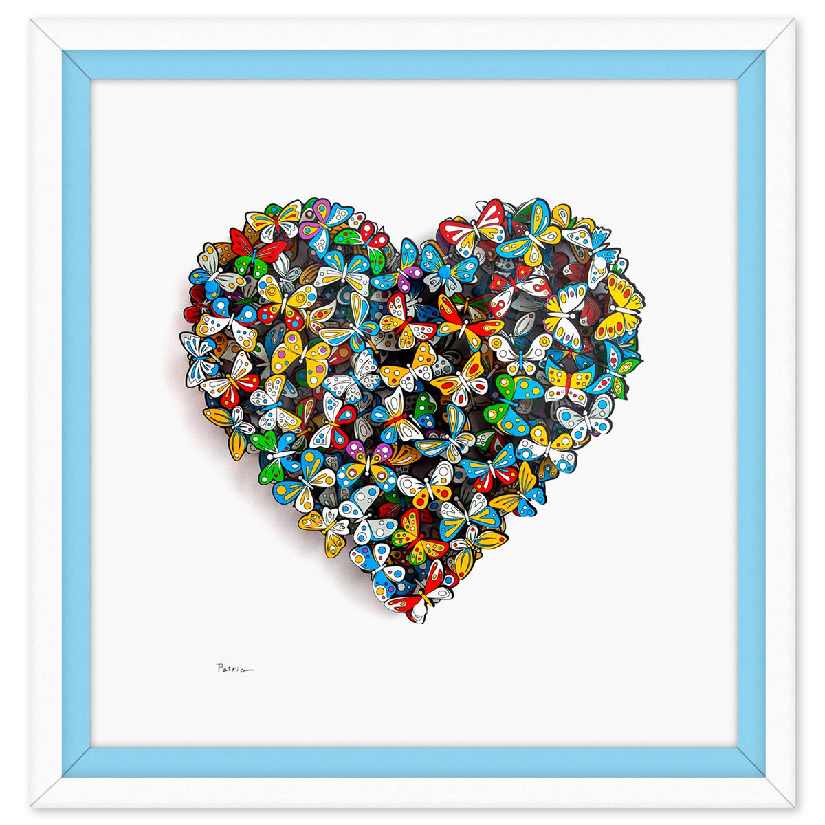 Patricia Govezensky- 3D Multilayered Woodcut "Love in Paradise"