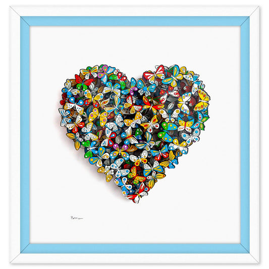 Patricia Govezensky- 3D Multilayered Woodcut "Love in Paradise"