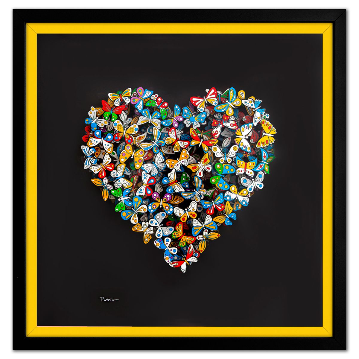 Patricia Govezensky- 3D Multilayered Woodcut "Love in Paradise"