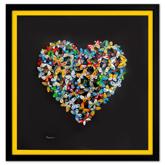 Patricia Govezensky- 3D Multilayered Woodcut "Love in Paradise"