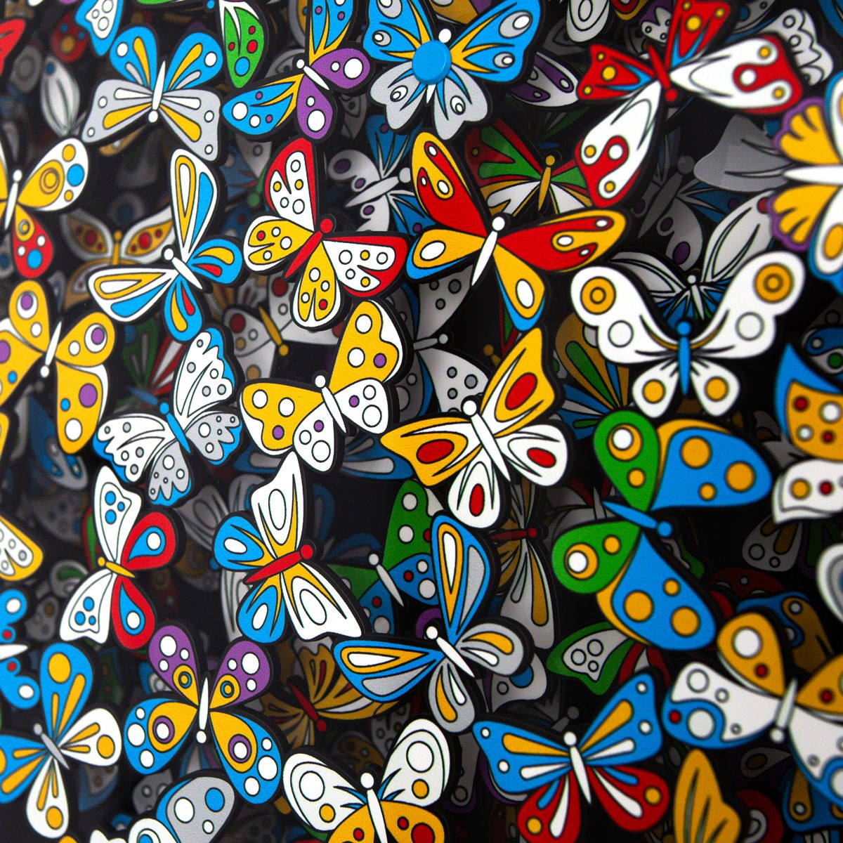 Patricia Govezensky- 3D Multilayered Woodcut "Love in Paradise"