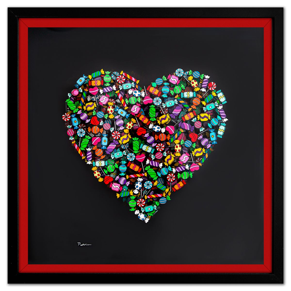 Patricia Govezensky- 3D Multilayered Woodcut "Love is Sweet"