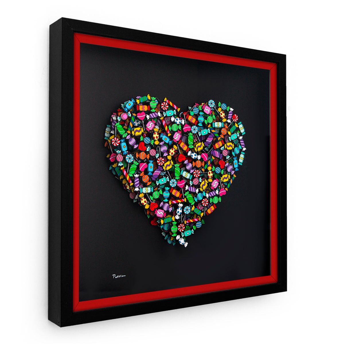 Patricia Govezensky- 3D Multilayered Woodcut "Love is Sweet"