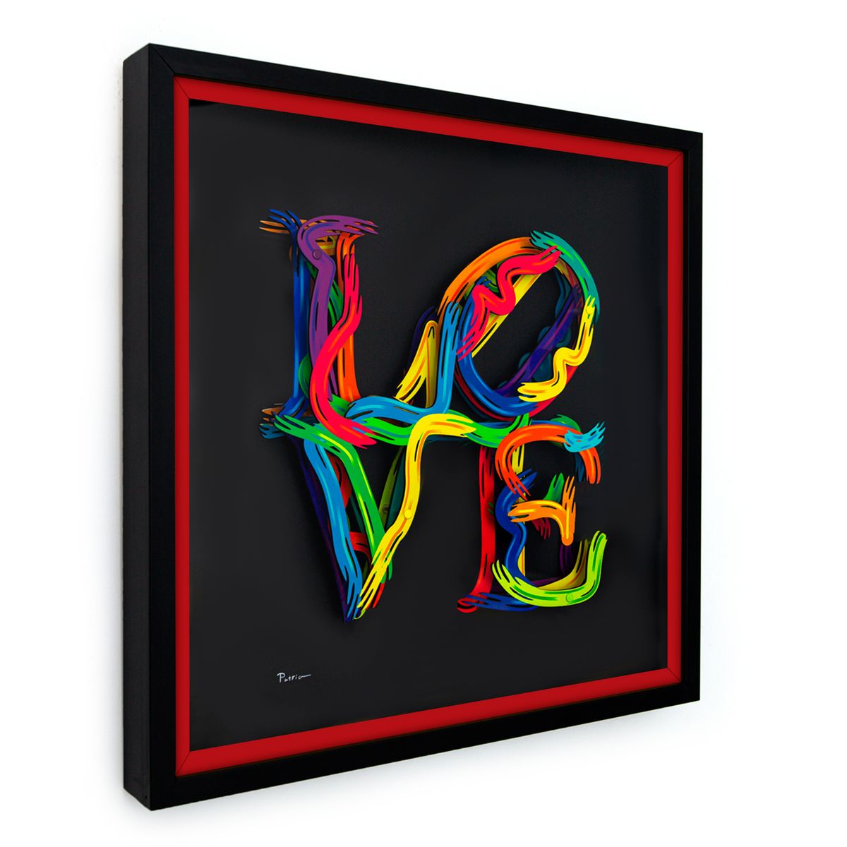 Patricia Govezensky- 3D Multilayered Woodcut "Strokes of Love"