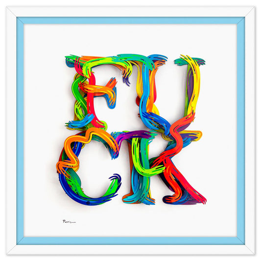 Patricia Govezensky- 3D Multilayered Woodcut "Freedom of Expression"