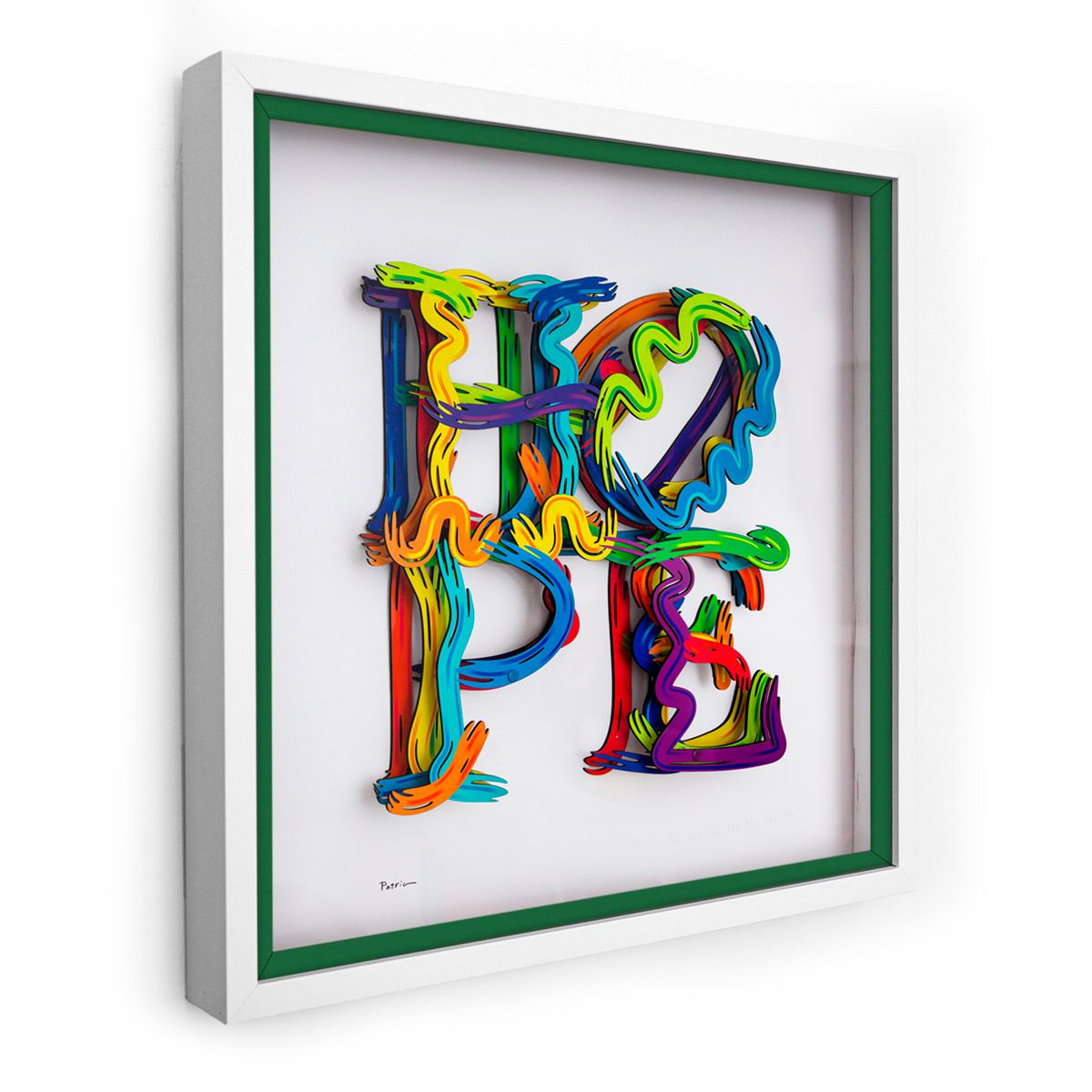Patricia Govezensky- 3D Multilayered Woodcut "Strokes of Hope"