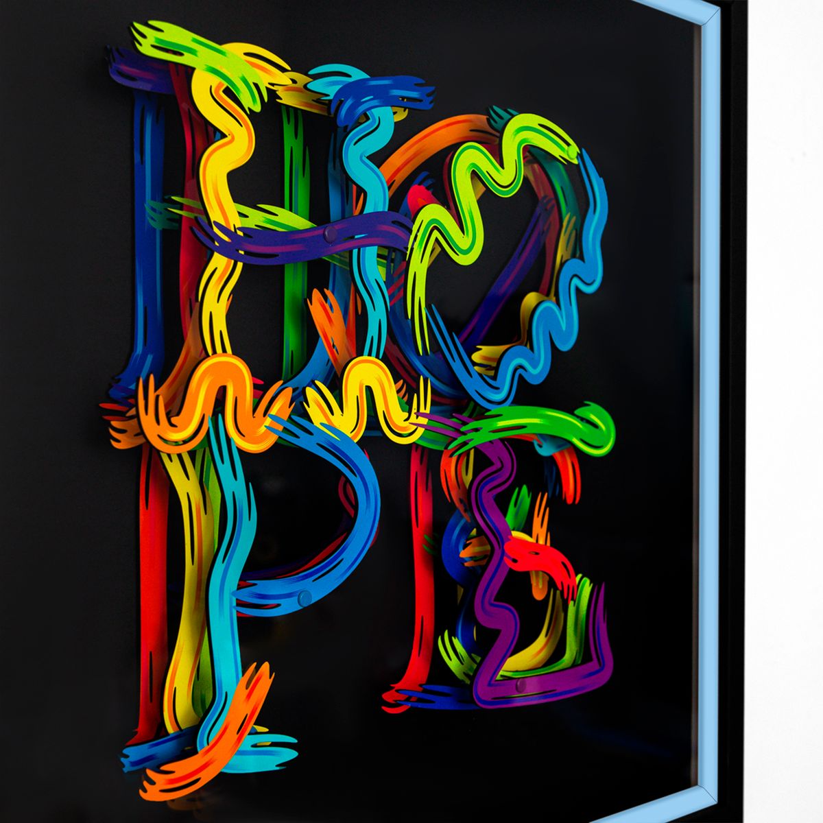 Patricia Govezensky- 3D Multilayered Woodcut "Strokes of Hope"
