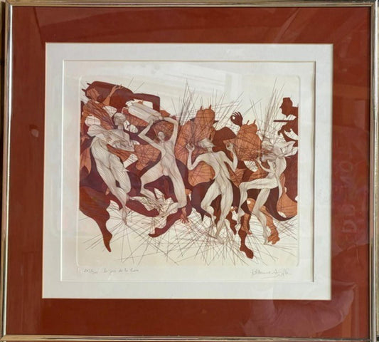 Guillaume Azoulay- Etching on paper