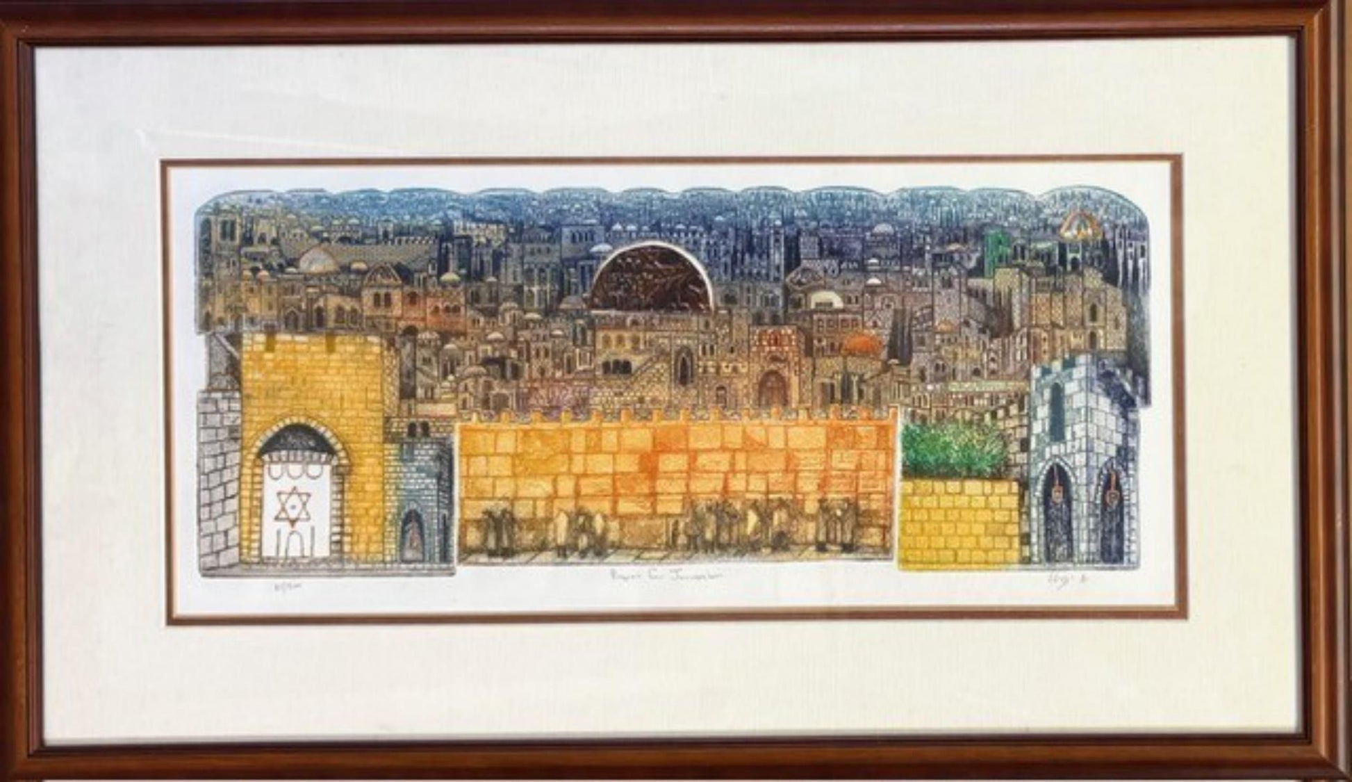 Amram Ebgi- Etching on paper