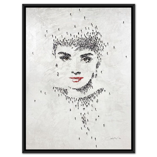 Craig Alan, "Populus: Quiet Gaze" Framed Limited Edition on Canvas, Numbered and Hand Signed with Letter of Authenticity.