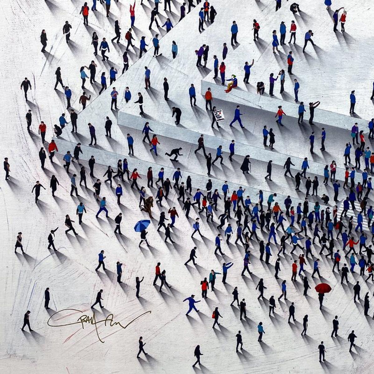 Craig Alan, "Populus: Loves Reach" Framed Limited Edition on Canvas, Numbered and Hand Signed with Letter of Authenticity.