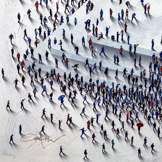 Craig Alan, "Populus: Loves Reach" Framed Limited Edition on Canvas, Numbered and Hand Signed with Letter of Authenticity.