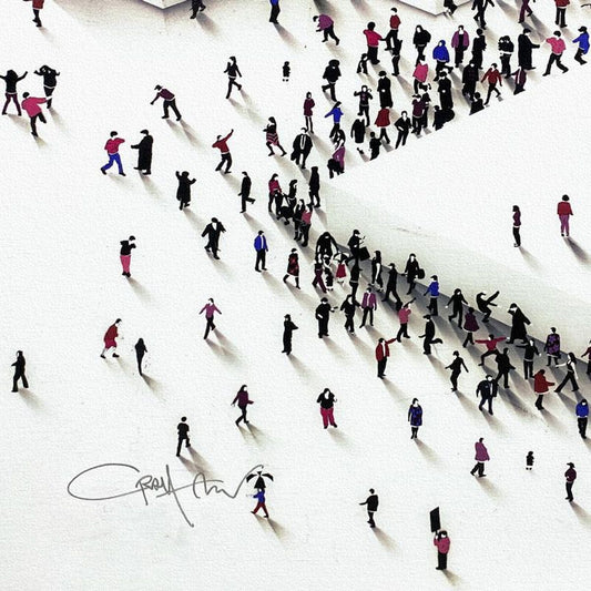 Craig Alan, "Populus: The Underdog II" Framed Limited Edition on Canvas, Numbered and Hand Signed with Letter of Authenticity.