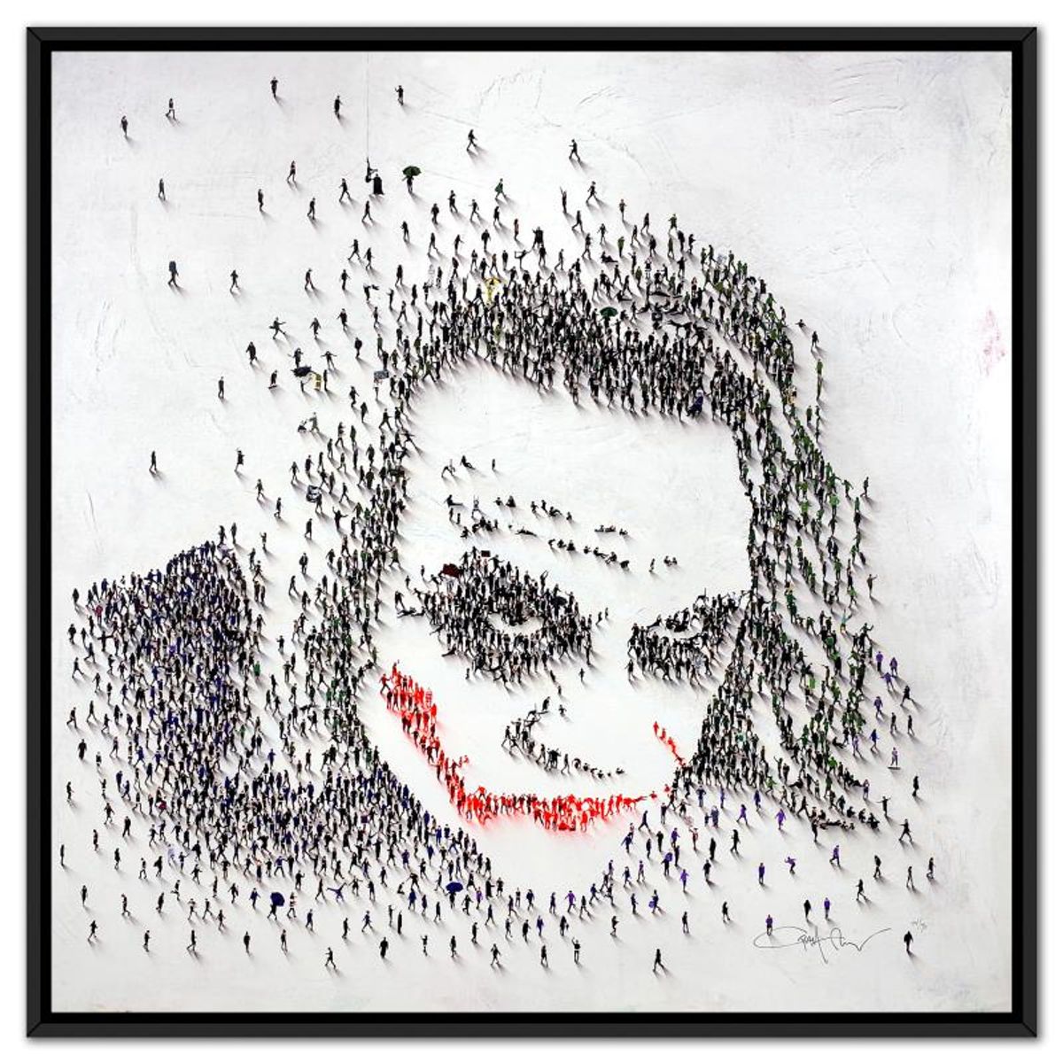 Craig Alan, "Populus: How About A Magic Trick" Framed Limited Edition on Canvas, Numbered and Hand Signed with Letter of Authenticity.