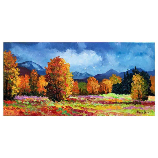 Alexander Antanenka, "Dream Forest" Original Painting on Canvas, Hand Signed with Letter of Authenticity.