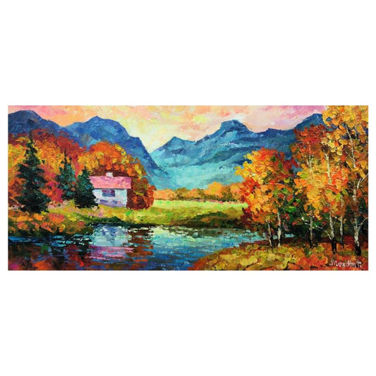 Alexander Antanenka, "There is No Place Like Home" Original Painting on Canvas, Hand Signed with Letter of Authenticity.