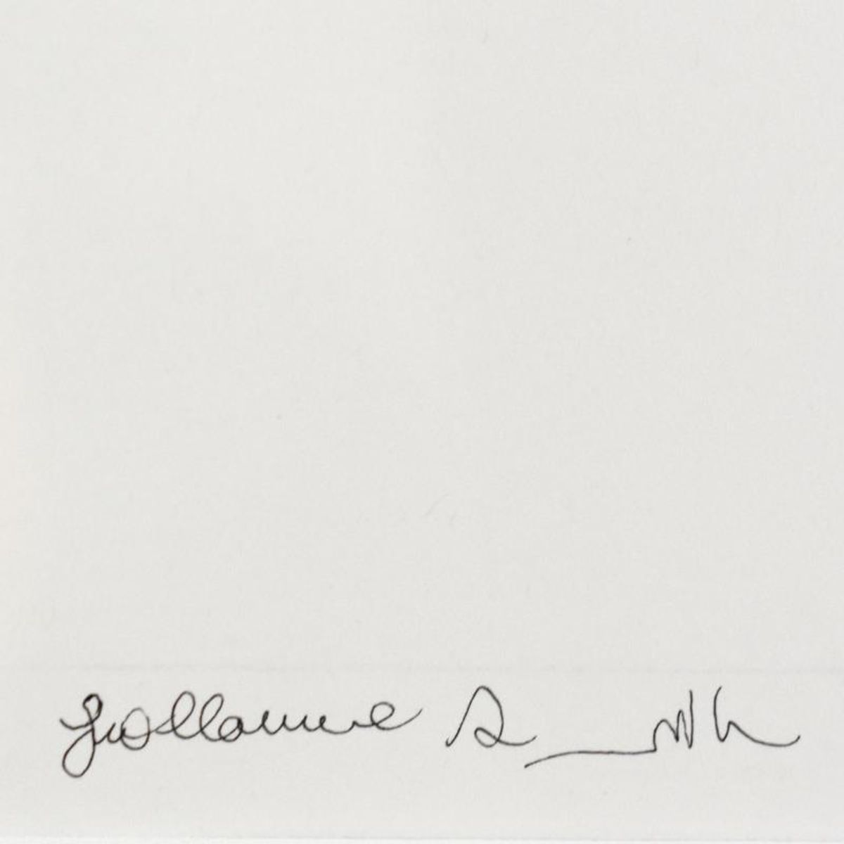 Guillaume Azoulay, "Sketch Preliminaire" Framed Original Drawing, Hand Signed with Letter of Authenticity.