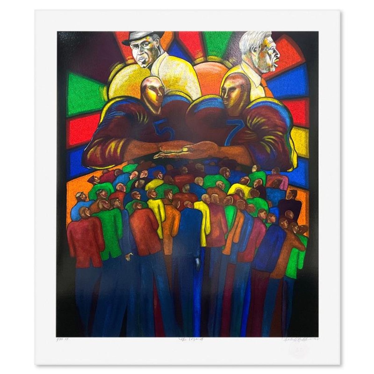 Charles Bibbs, "The Legend" Limited Edition Printer's Proof Serigraph, Numbered 1/25 and Hand Signed with Letter of Authenticity