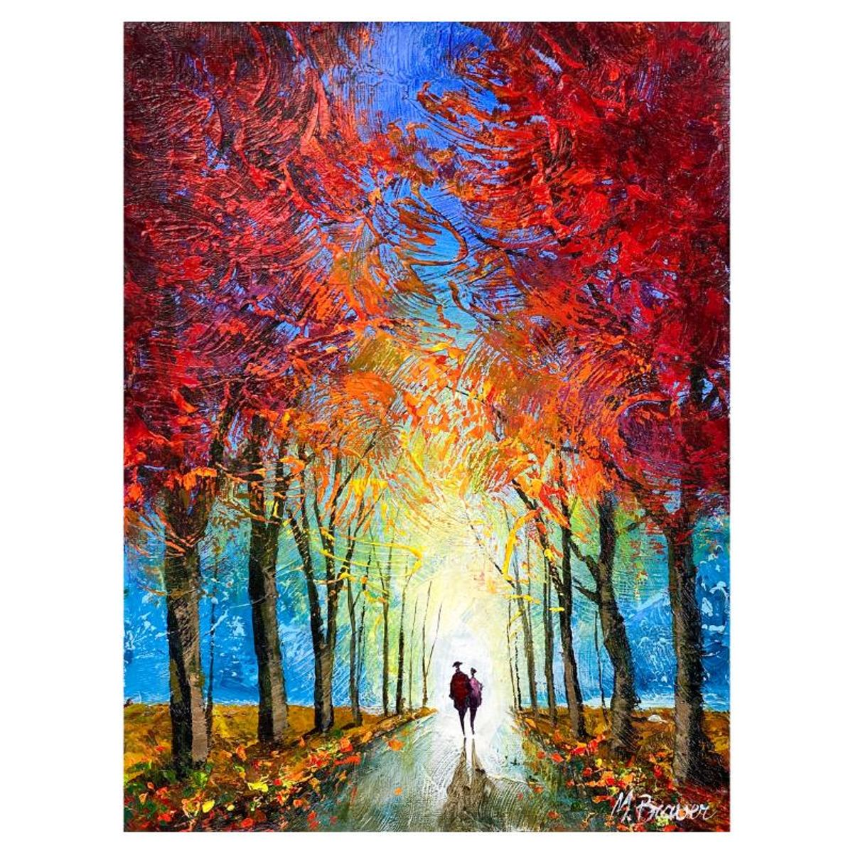 Mark Braver, Original Oil Painting on Canvas, Hand Signed with Letter of Authenticity.