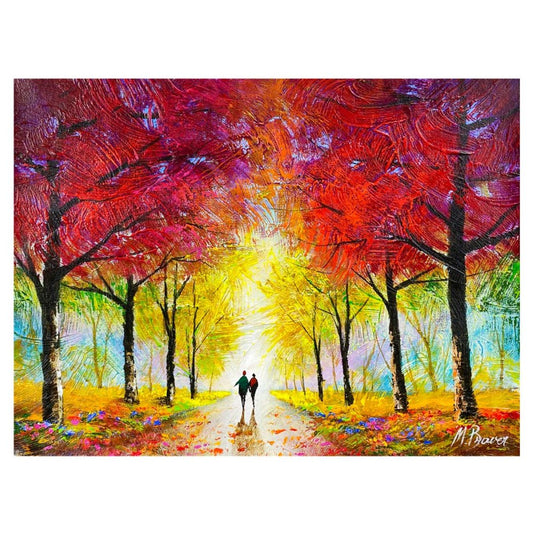 Mark Braver, Original Acrylic Painting on Canvas, Hand Signed with Letter of Authenticity.