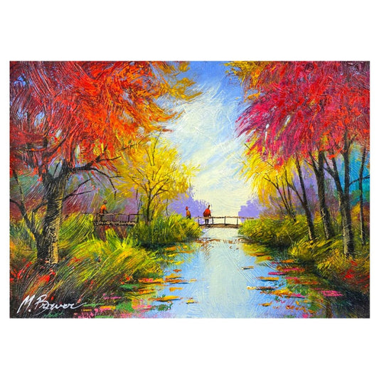 Mark Braver, Original Acrylic Painting on Canvas, Hand Signed with Letter of Authenticity.