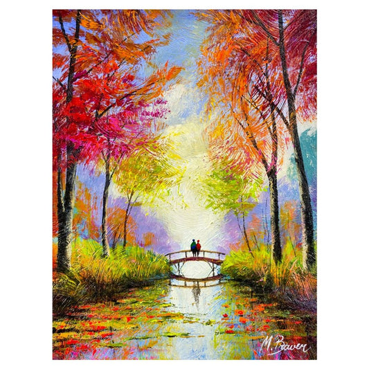 Mark Braver, Original Acrylic Painting on Canvas, Hand Signed with Letter of Authenticity.