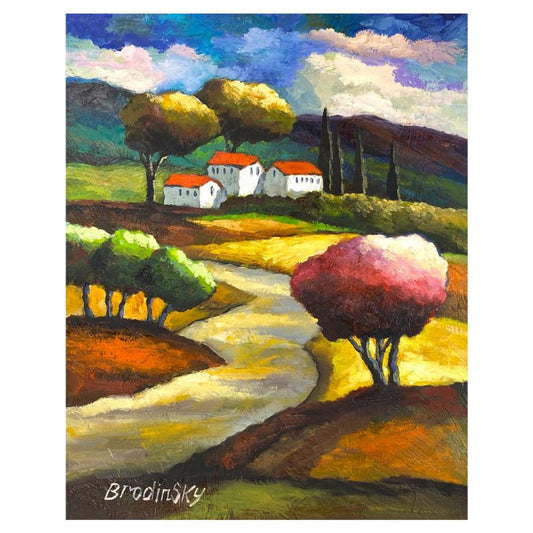 Slava Brodinsky, Original Oil Painting on Canvas, Hand Signed with Letter of Authenticity.
