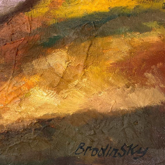 Slava Brodinsky, Original Oil Painting on Canvas, Hand Signed with Letter of Authenticity.