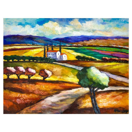 Slava Brodinsky, Original Oil Painting on Canvas, Hand Signed with Letter of Authenticity.