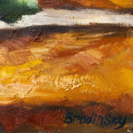 Slava Brodinsky, Original Oil Painting on Canvas, Hand Signed with Letter of Authenticity.