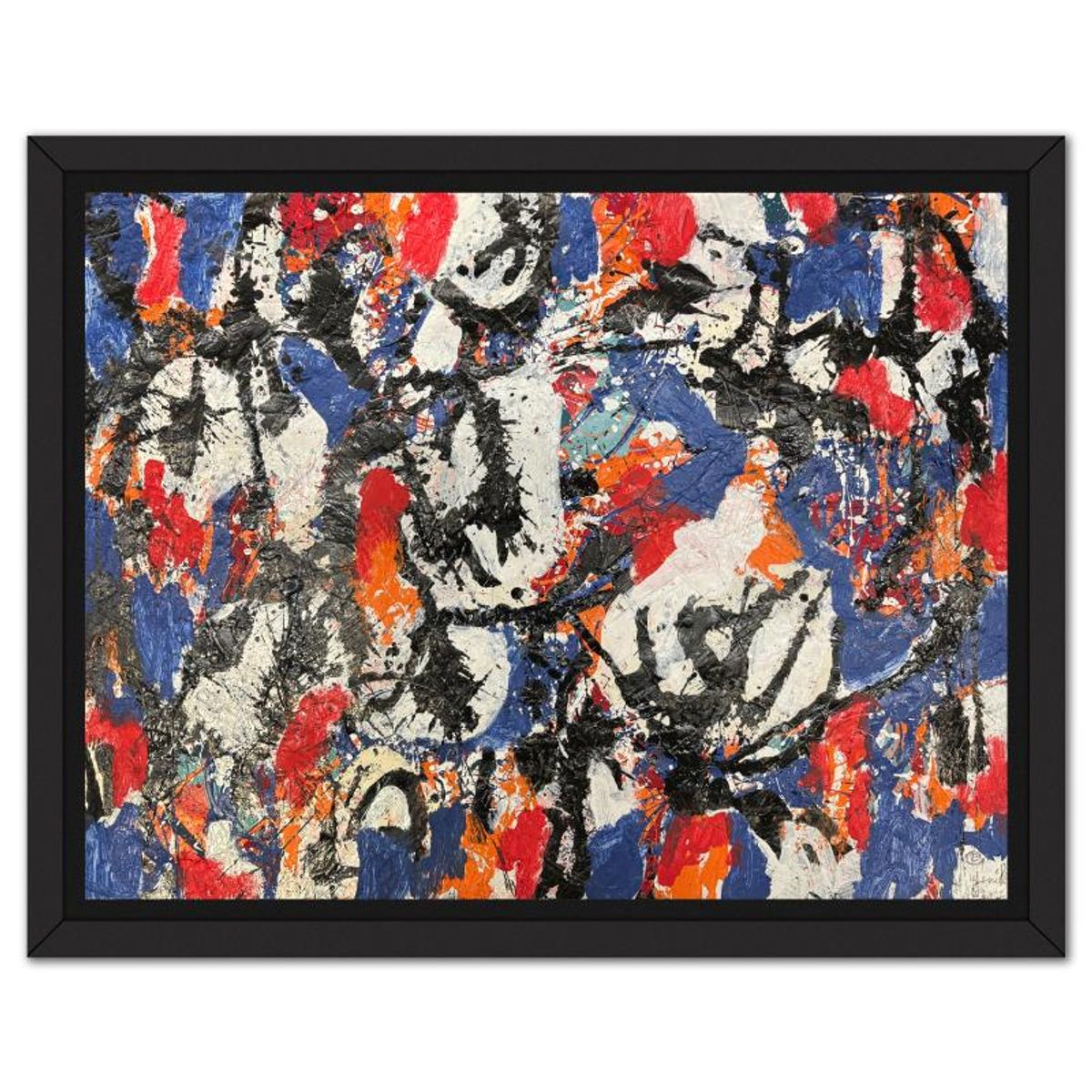 Jenik Cook, Framed Hand Signed Original Painting with Letter of Authenticity.