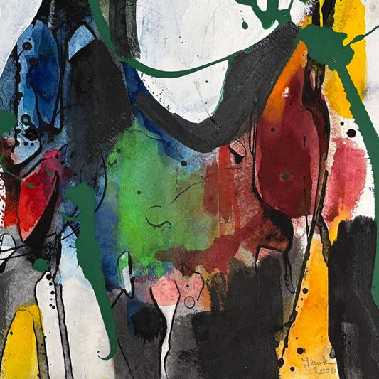 Jenik Cook, Framed Hand Signed Original Painting with Letter of Authenticity.