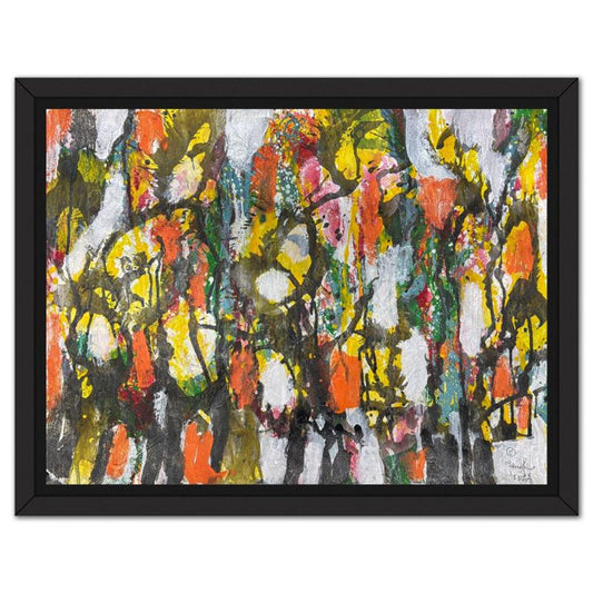 Jenik Cook, Framed Hand Signed Original Painting with Letter of Authenticity.