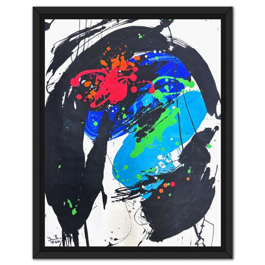 Jenik Cook, Framed Hand Signed Original Painting with Letter of Authenticity.