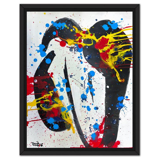 Jenik Cook, Framed Hand Signed Original Painting with Letter of Authenticity.