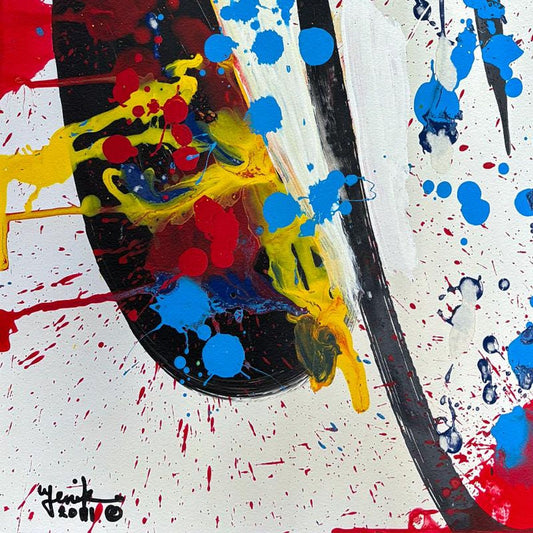 Jenik Cook, Framed Hand Signed Original Painting with Letter of Authenticity.