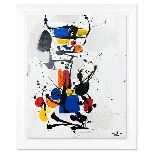 Jenik Cook, Framed Hand Signed Original Painting with Letter of Authenticity.