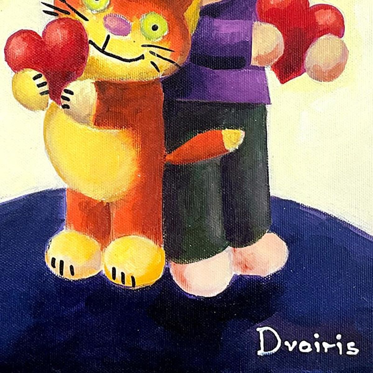 Yulia Dvoiris, Original Painting on Canvas, Hand Signed with Letter of Authenticity.