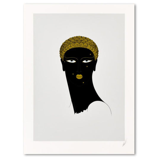Erte (1892-1990), "Queen of Sheba" Limited Edition Serigraph from an AP Edition, Hand Signed with Letter of Authenticity