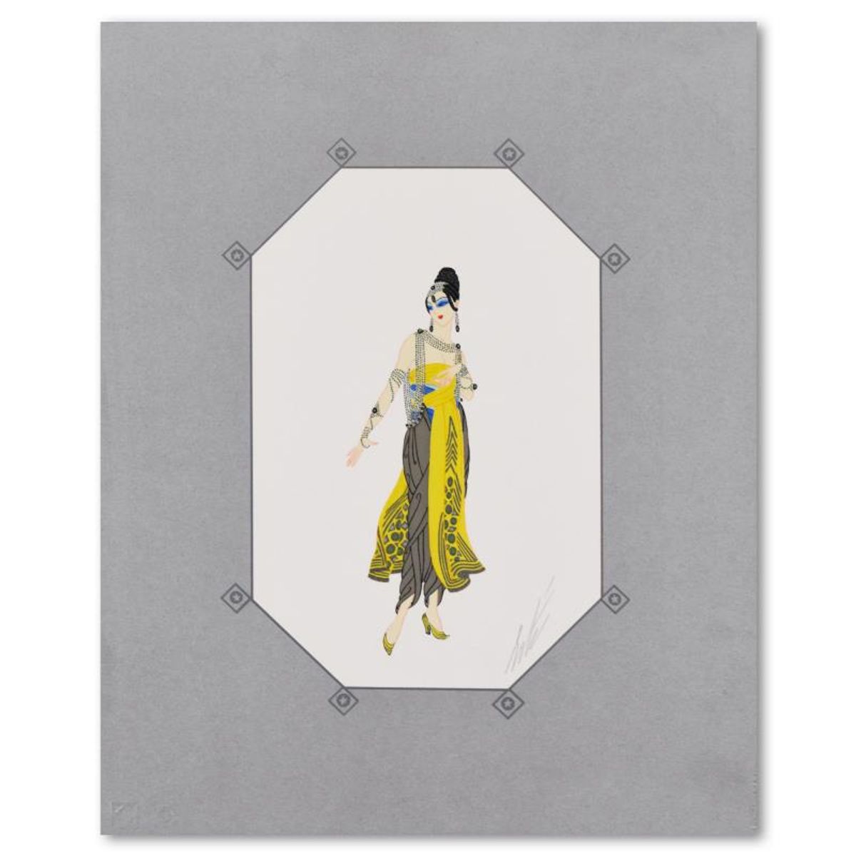 Erte (1892-1990), "Bagdad" Limited Edition Serigraph from an AP Edition, Hand Signed with Letter of Authenticity