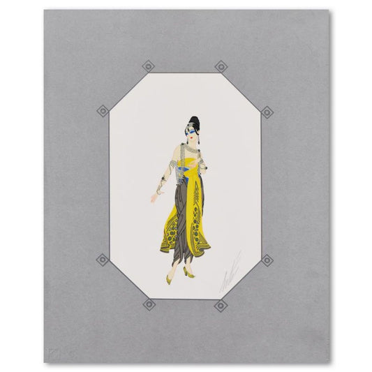 Erte (1892-1990), "Bagdad" Limited Edition Serigraph from an AP Edition, Hand Signed with Letter of Authenticity